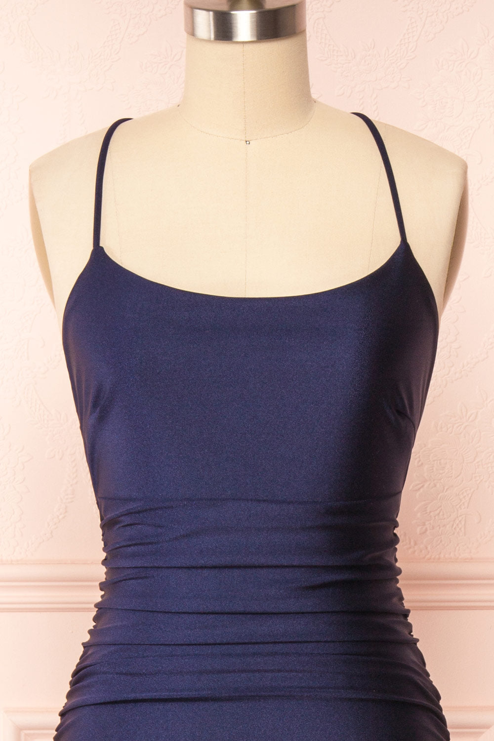Sonia Navy | Mermaid Maxi Dress with Slit
