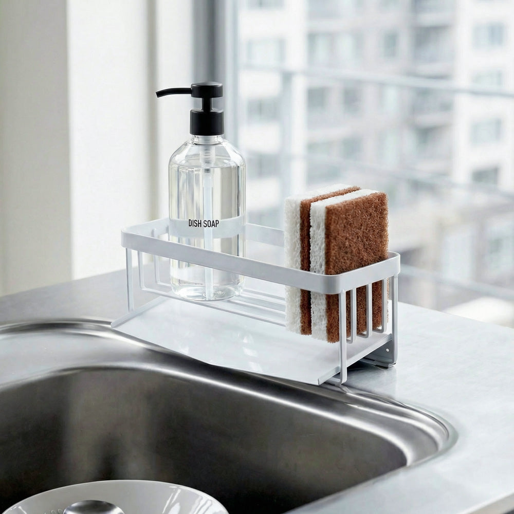Sponge & Bottle Holder - Steel
