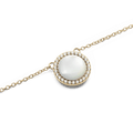 Audrey Necklace Mother of Pearl Gold