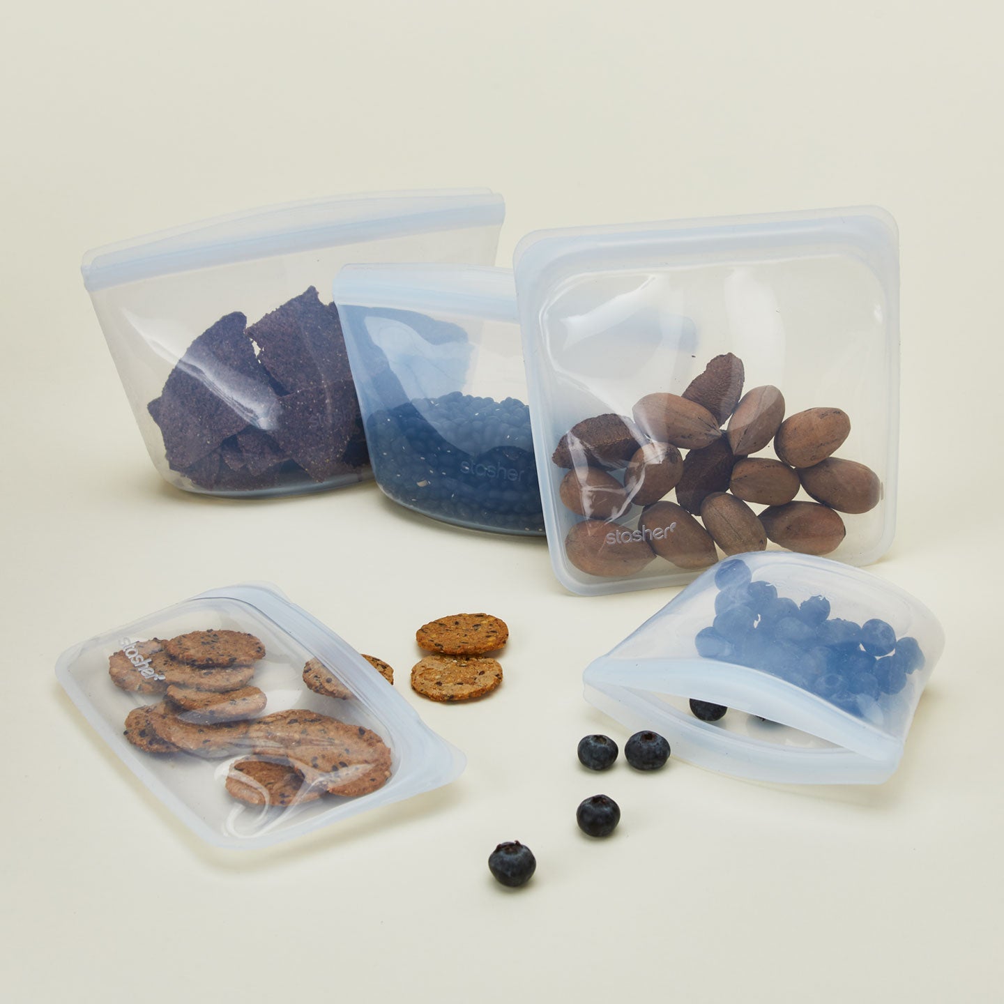 Reusable Sandwich + Snack Bag Set