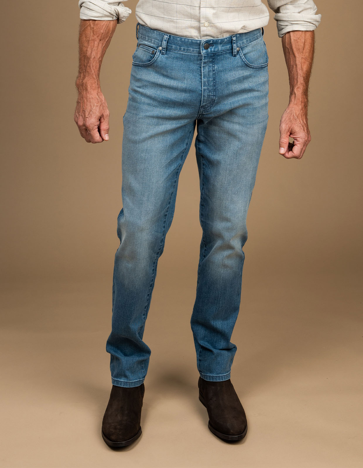 Stretch Denim Five Pocket - Light Indigo