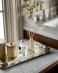 Rhodes Brass & Glass Tray