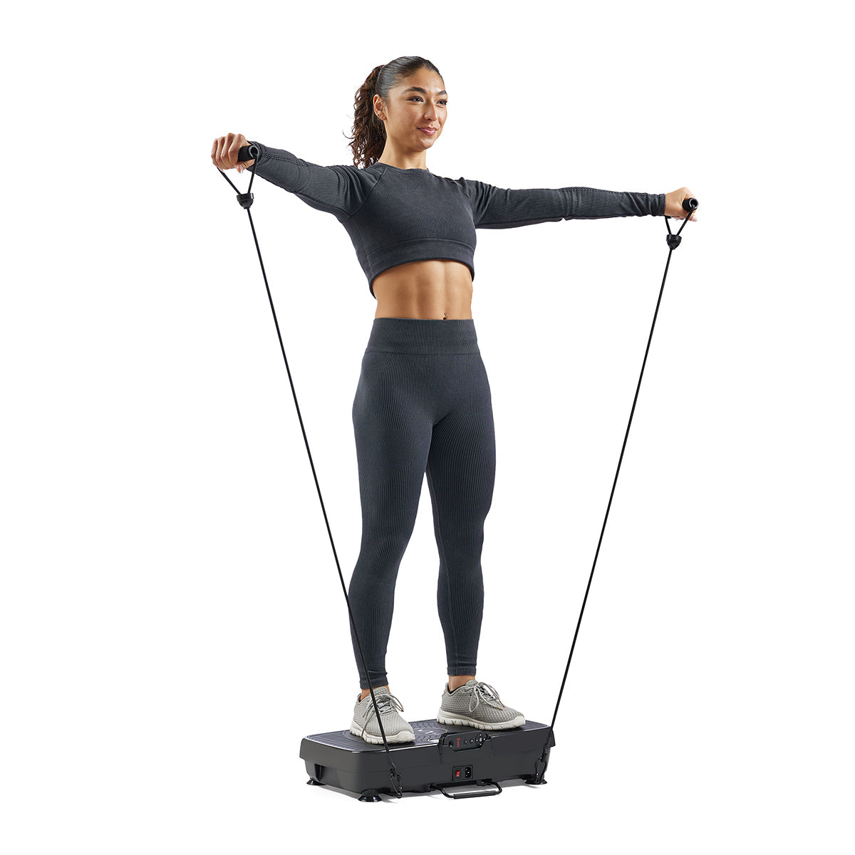 Fitboard 2D Vibration Platform with Resistance Band