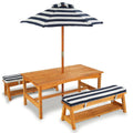 Outdoor Table and Bench Set