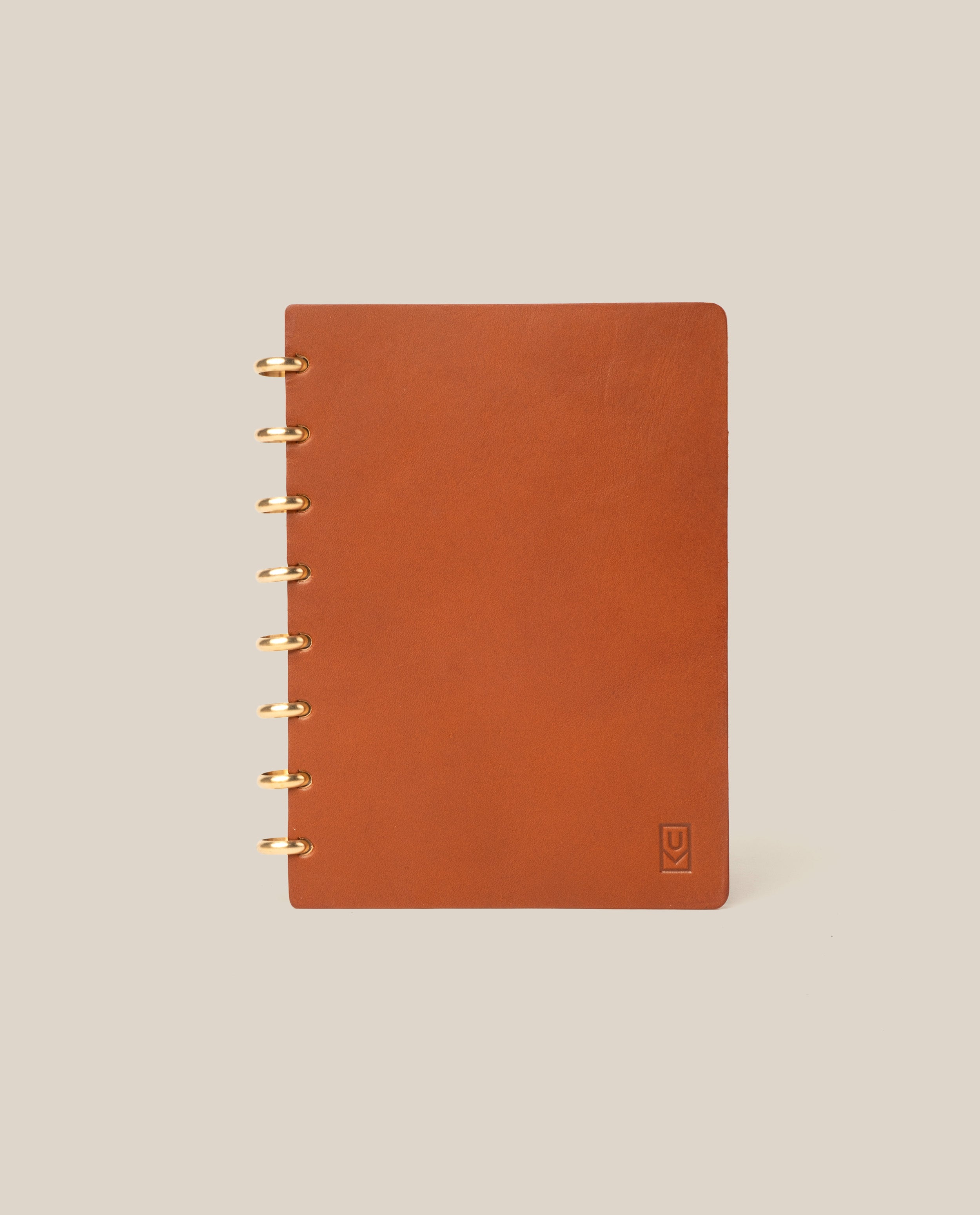 Discbound Heirloom Journal (Tan Leather - Standard 6" x 8.5")