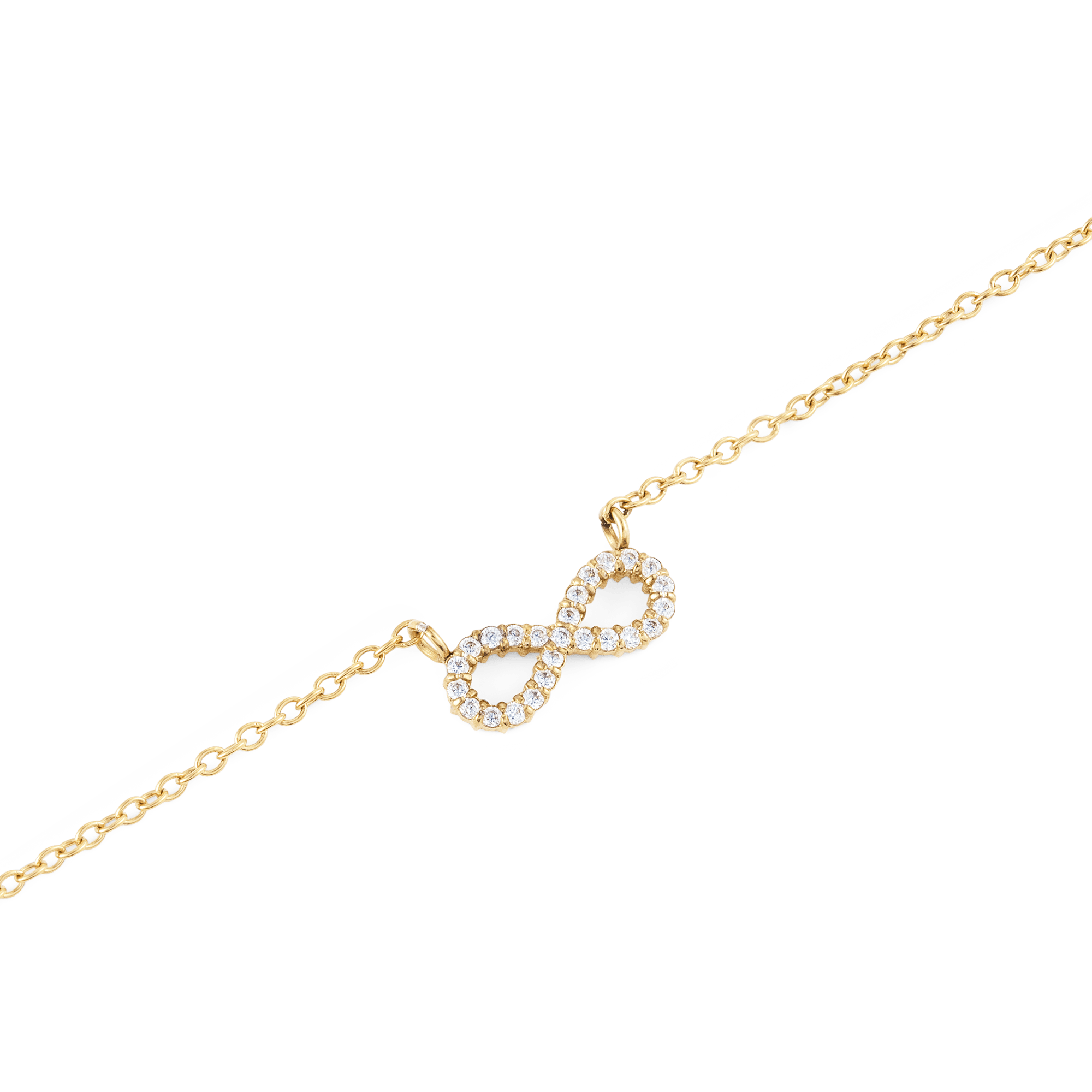 Mirelle Infinity Necklace Gold