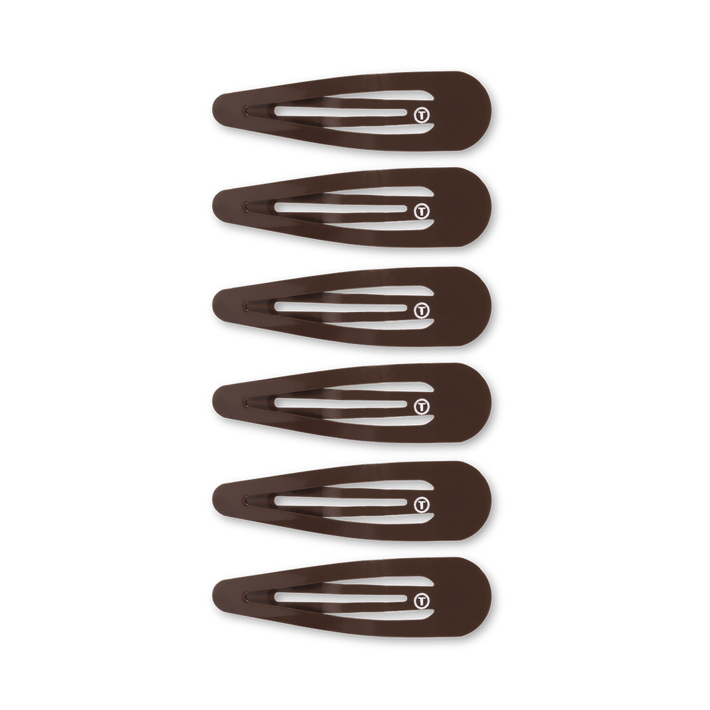 Brown Snap Clip (6Ct)