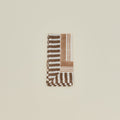 Ella Block Printed Linen Napkin - Hazelnut
