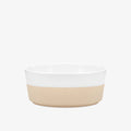 Textured Dipper Ceramic Dog Bowl