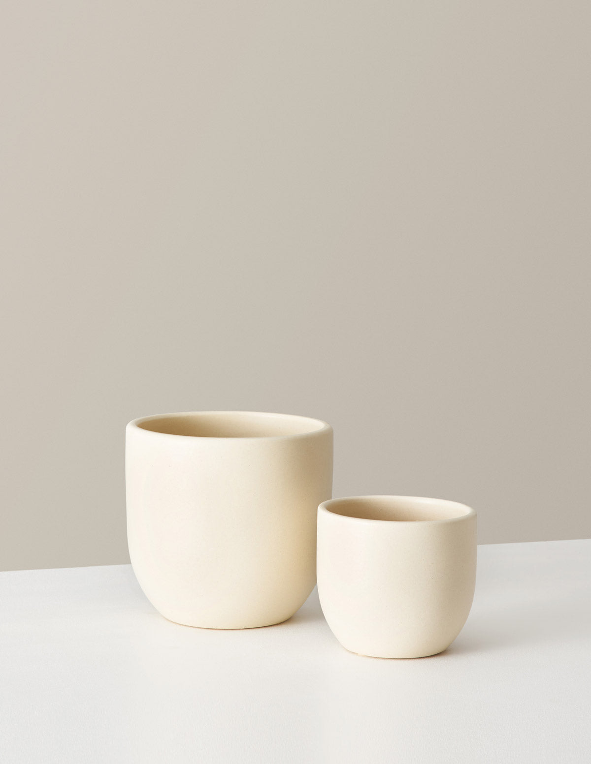 Small & Medium Grant Ceramic Planter Duo