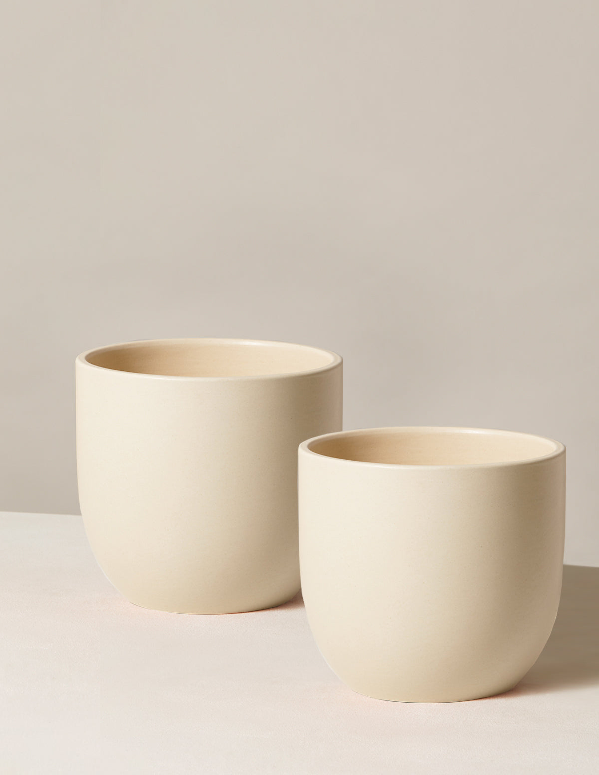 Medium Grant Ceramic Planter Duo