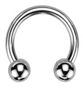 Internally Threaded Titanium Circular Barbell