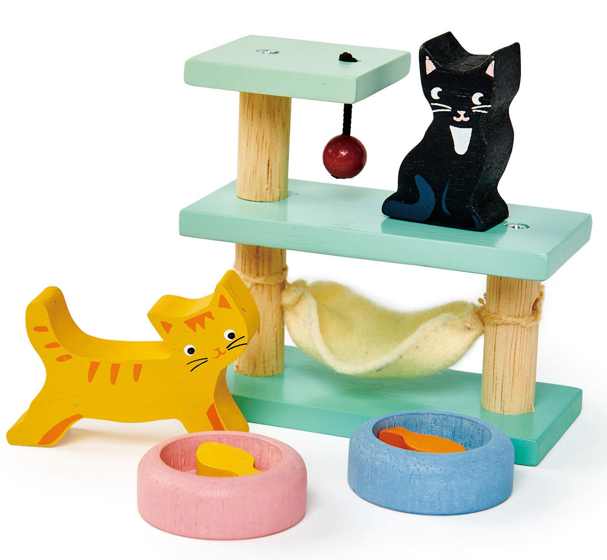 Wooden Pet Cats Set