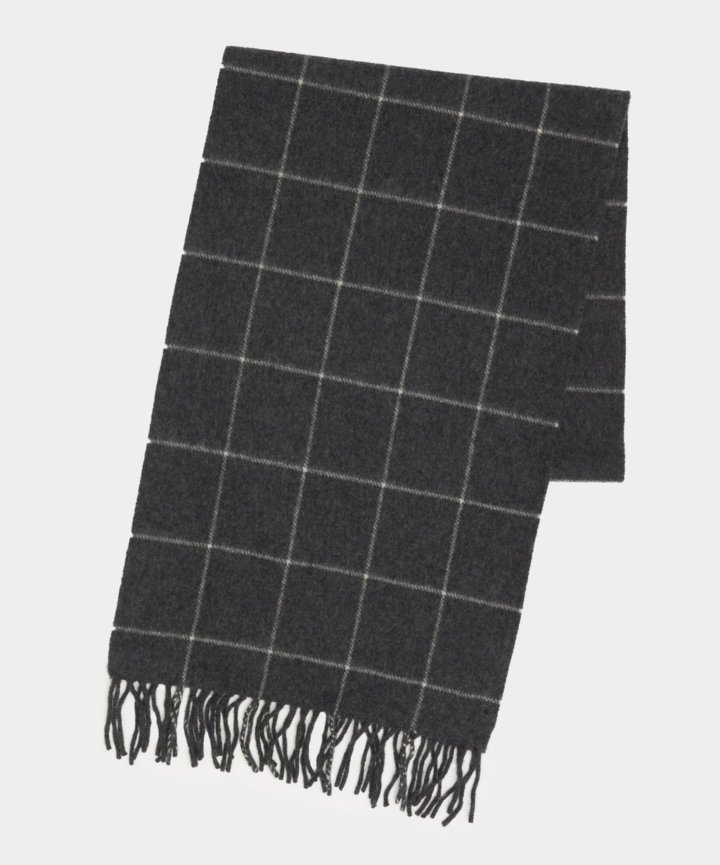 Todd Snyder x Joshua Ellis Cashmere Windowpane Scarf