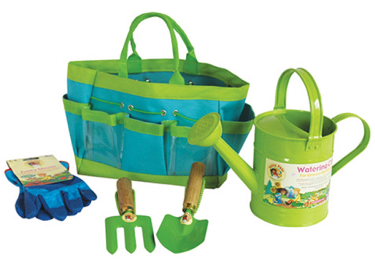 Childrens Garden Tools & Watering Can Kit