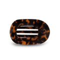Tortoise Medium Flat Round Hair Clip