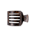 Tortoise Medium Flat Square Hair Clip
