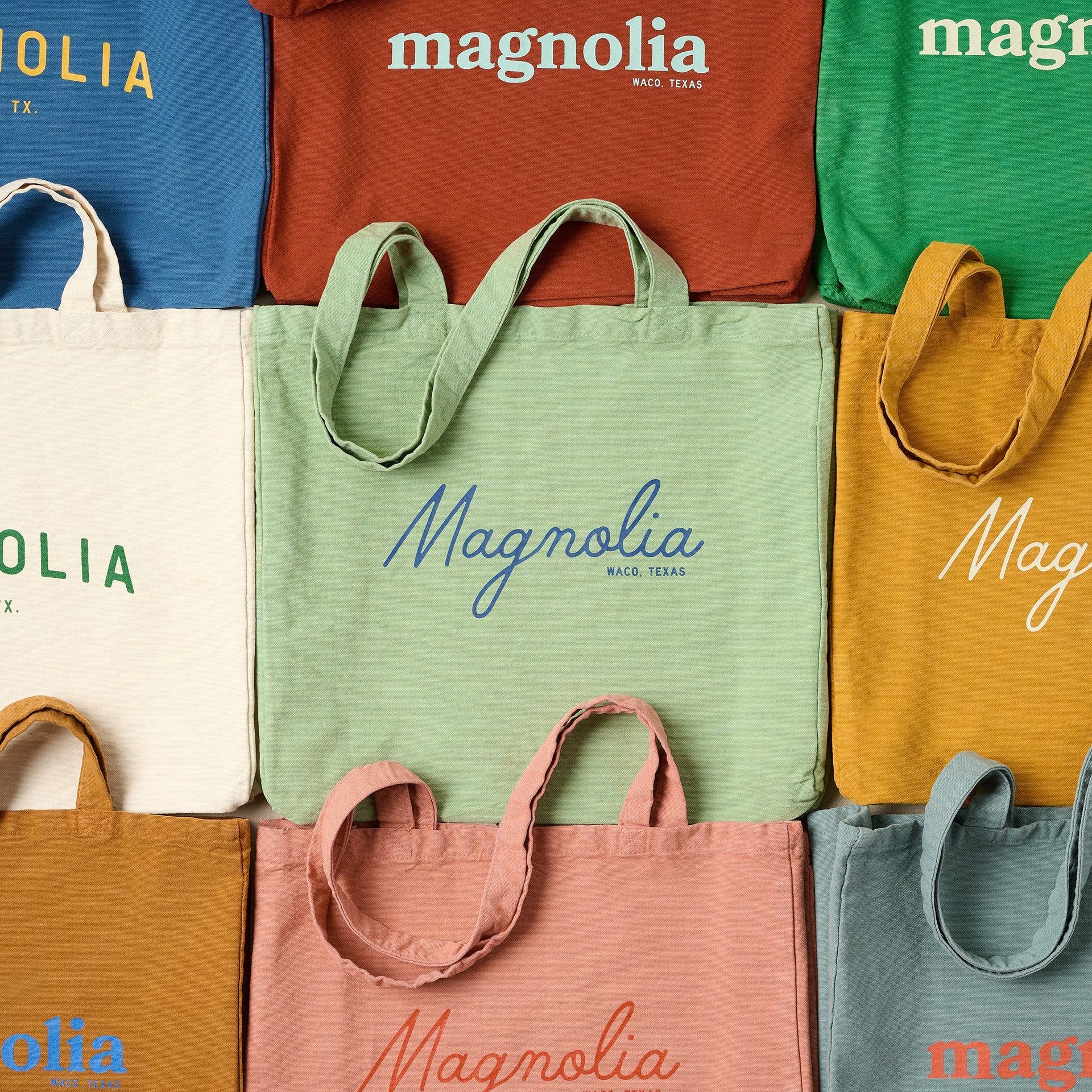 Magnolia Sunset Script Tote