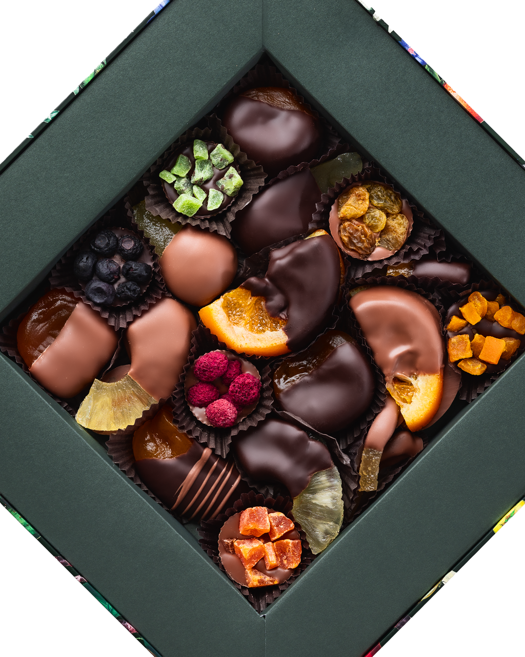 Treasures of the Orchard - Chocolate Fruit Gift Box