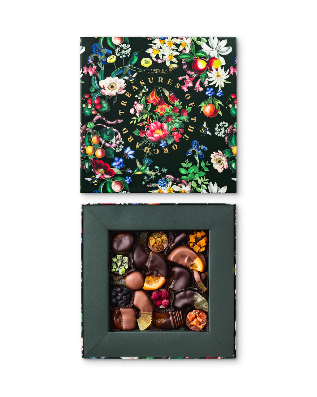 Treasures of the Orchard - Chocolate Fruit Gift Box
