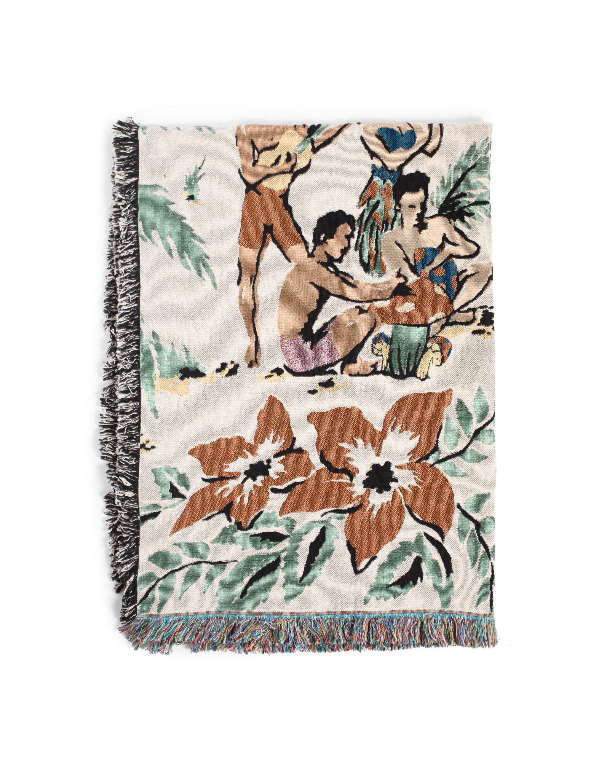 Trippin' Beach Throw Blanket