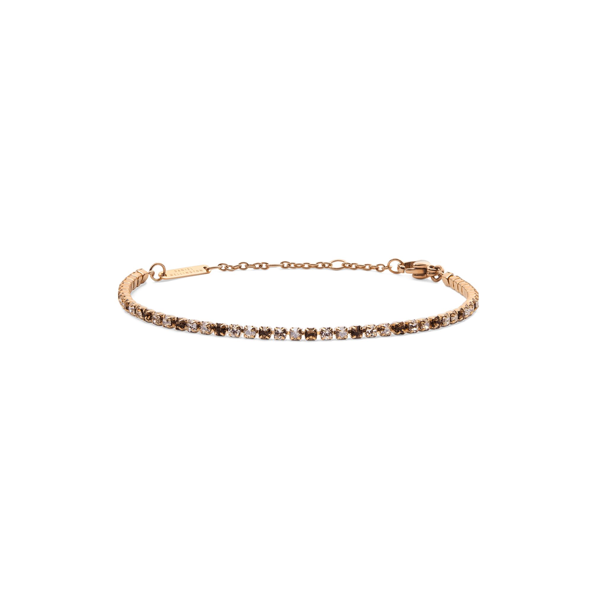 Classic Tennis Bracelet Honey Combo Rose Gold