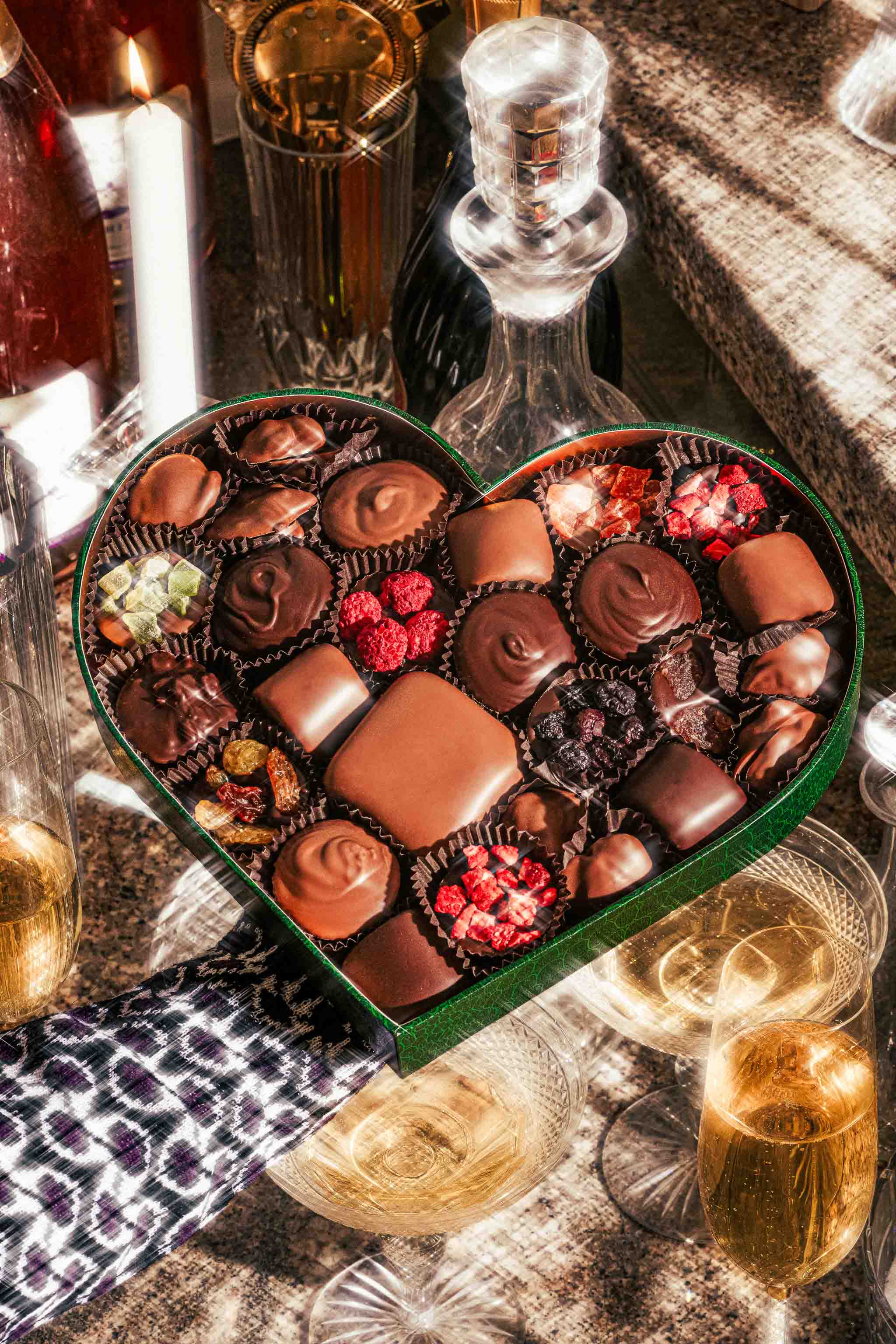 Chocolate Essentials Heart Gift Box