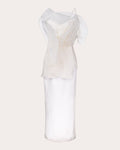 Lily Organza Flower Overlay Maxi Dress