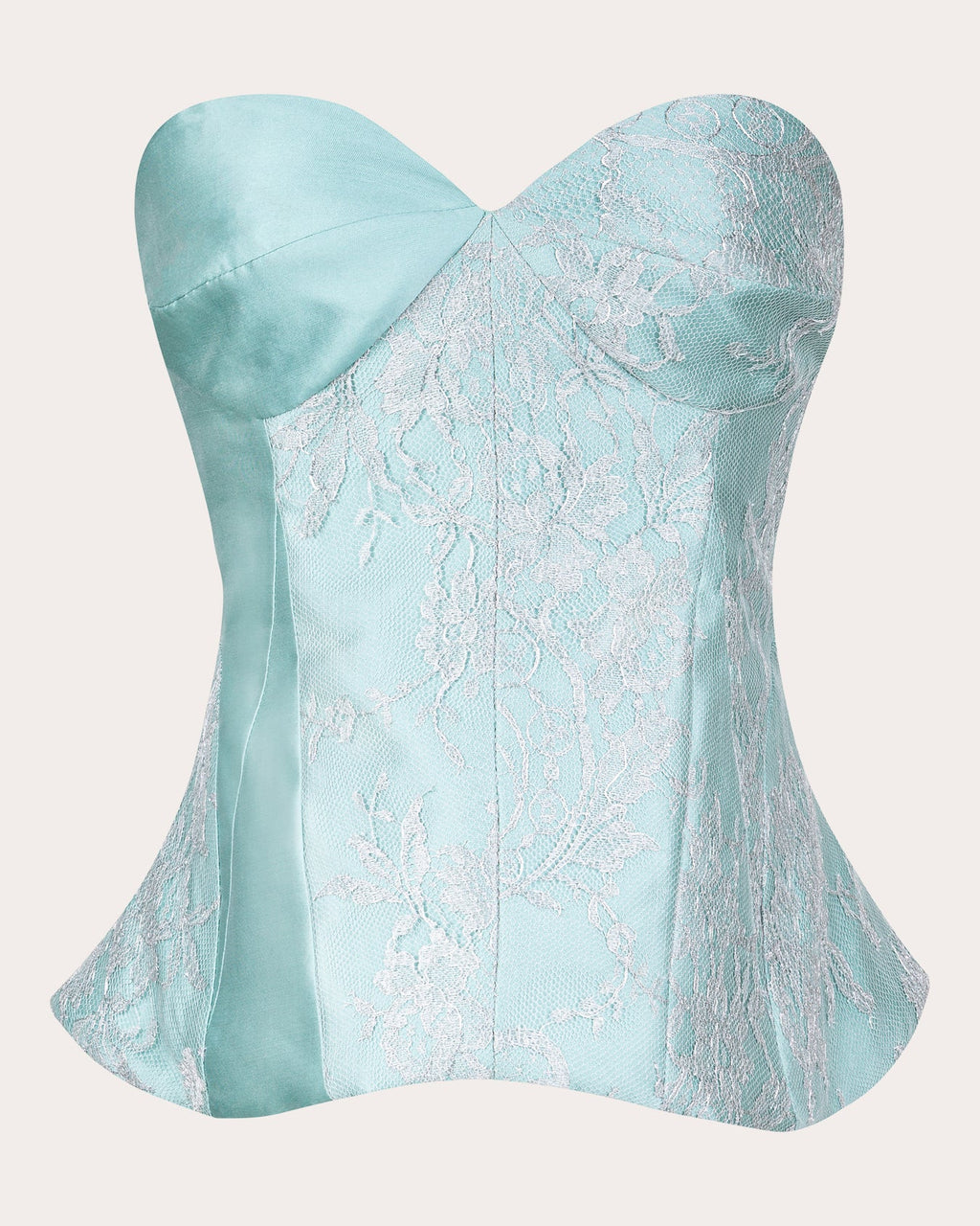 Vicky Satin Lace Bustier Top
