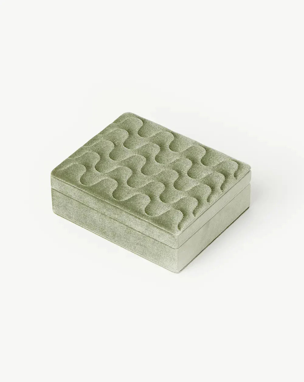 Velvet Jewellery Box | Sage Green