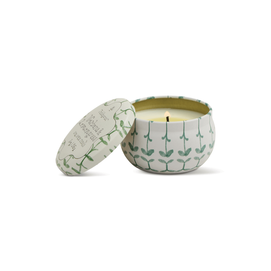 Verbena & Lemongrass - Tulip 2 oz Tin Candle