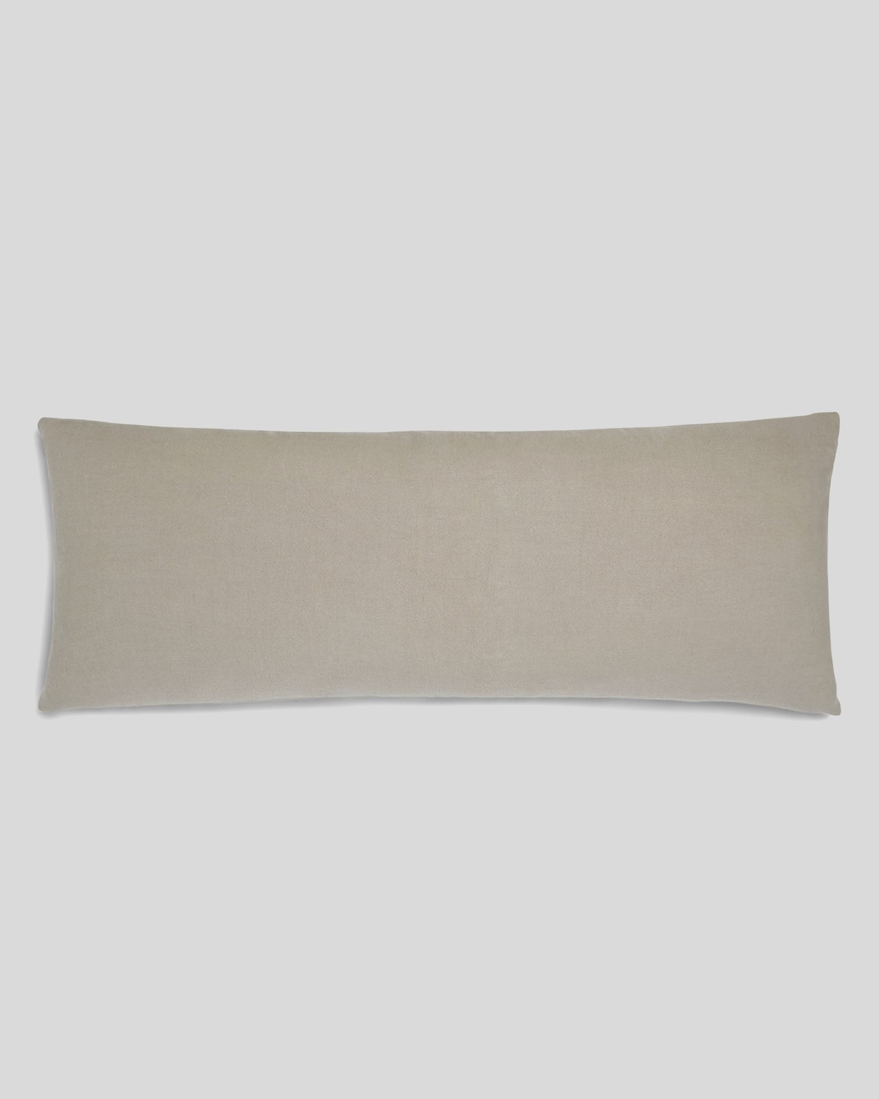 Vintage Linen Body Pillow Cover (Natural)