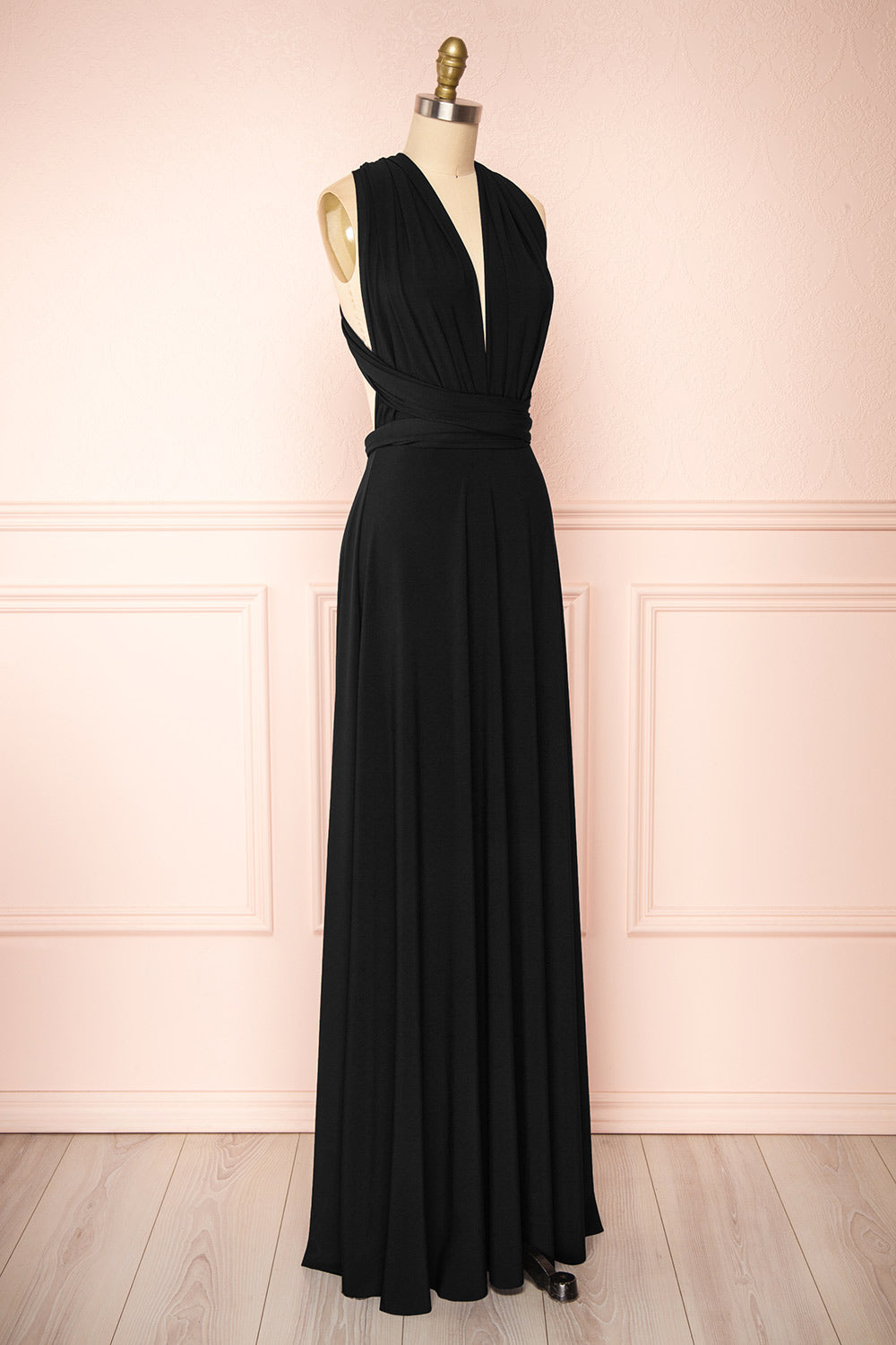Violaine Black | Convertible Maxi Dress
