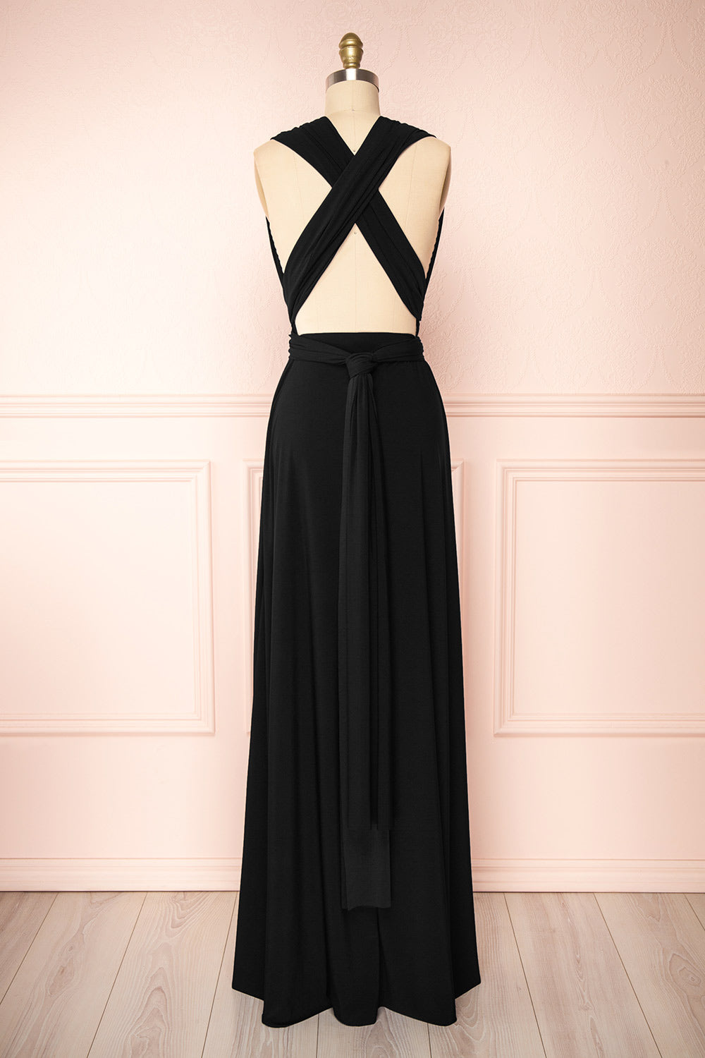 Violaine Black | Convertible Maxi Dress