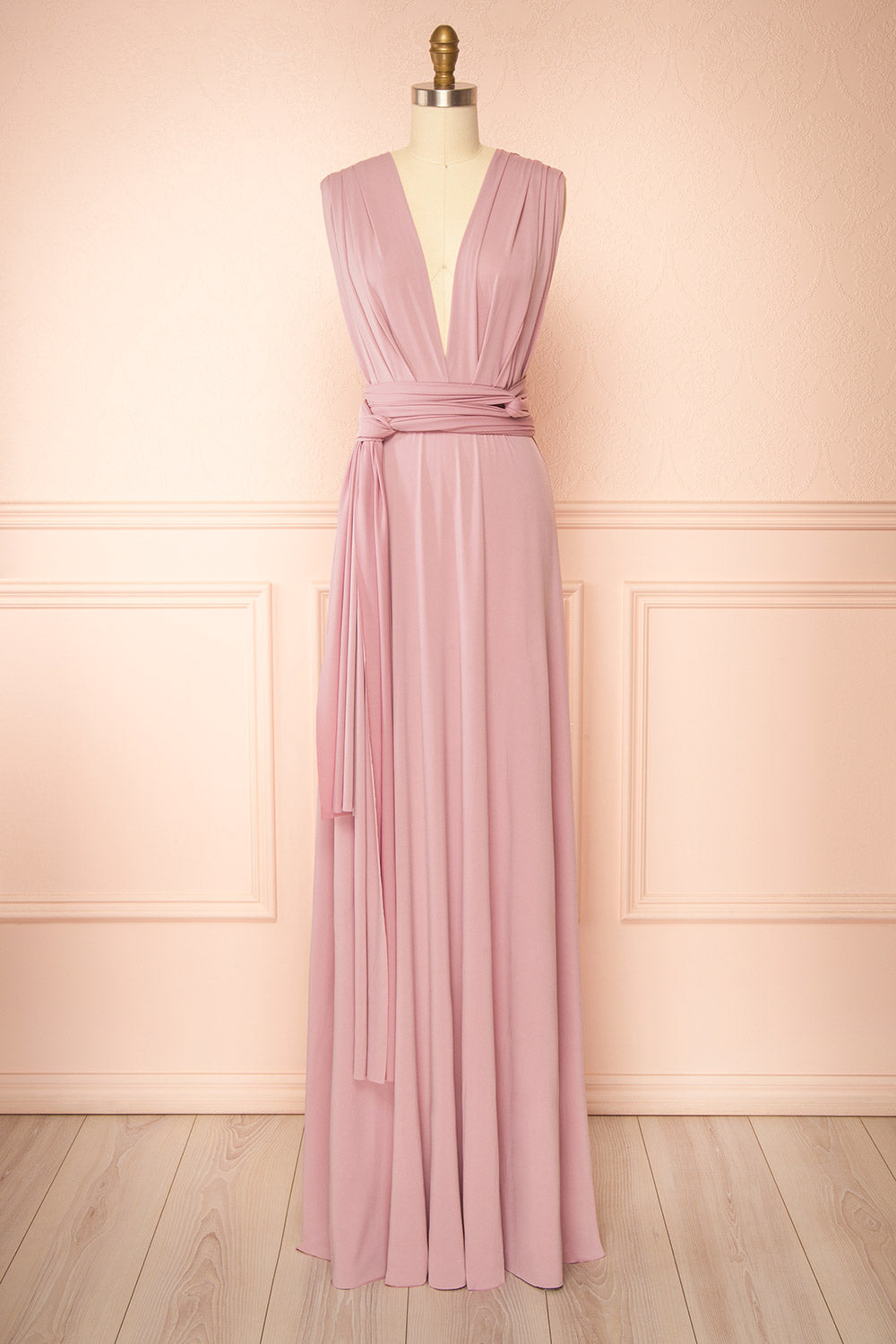 Violaine Mauve | Convertible Maxi Dress