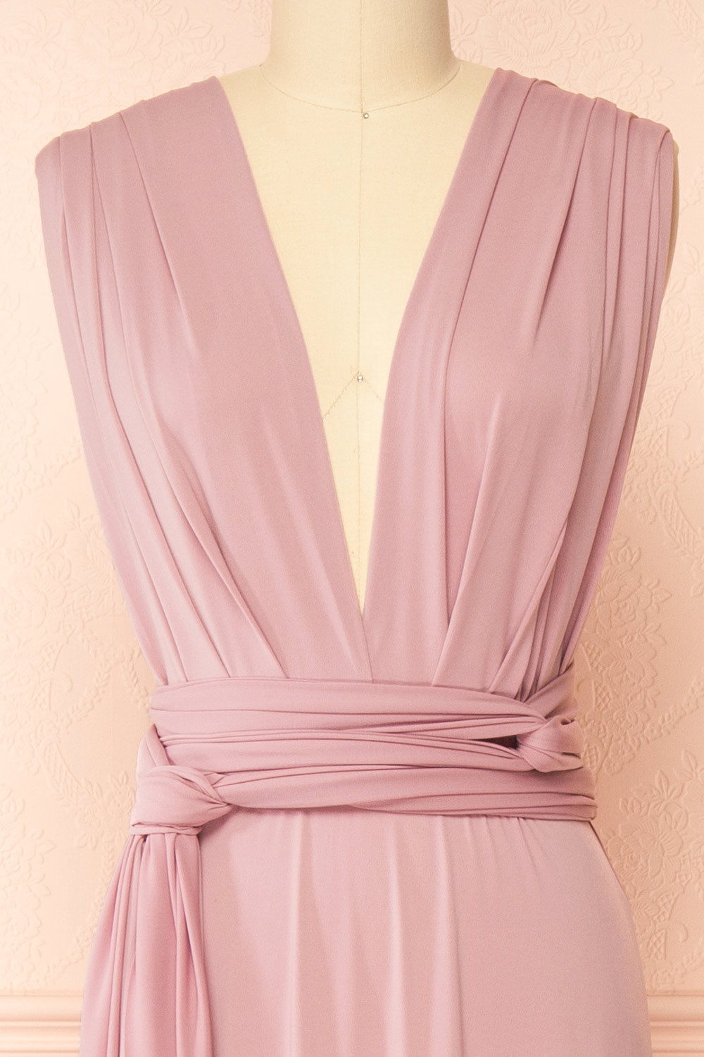Violaine Mauve | Convertible Maxi Dress