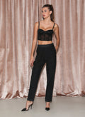 Pleated Tuxedo Pant