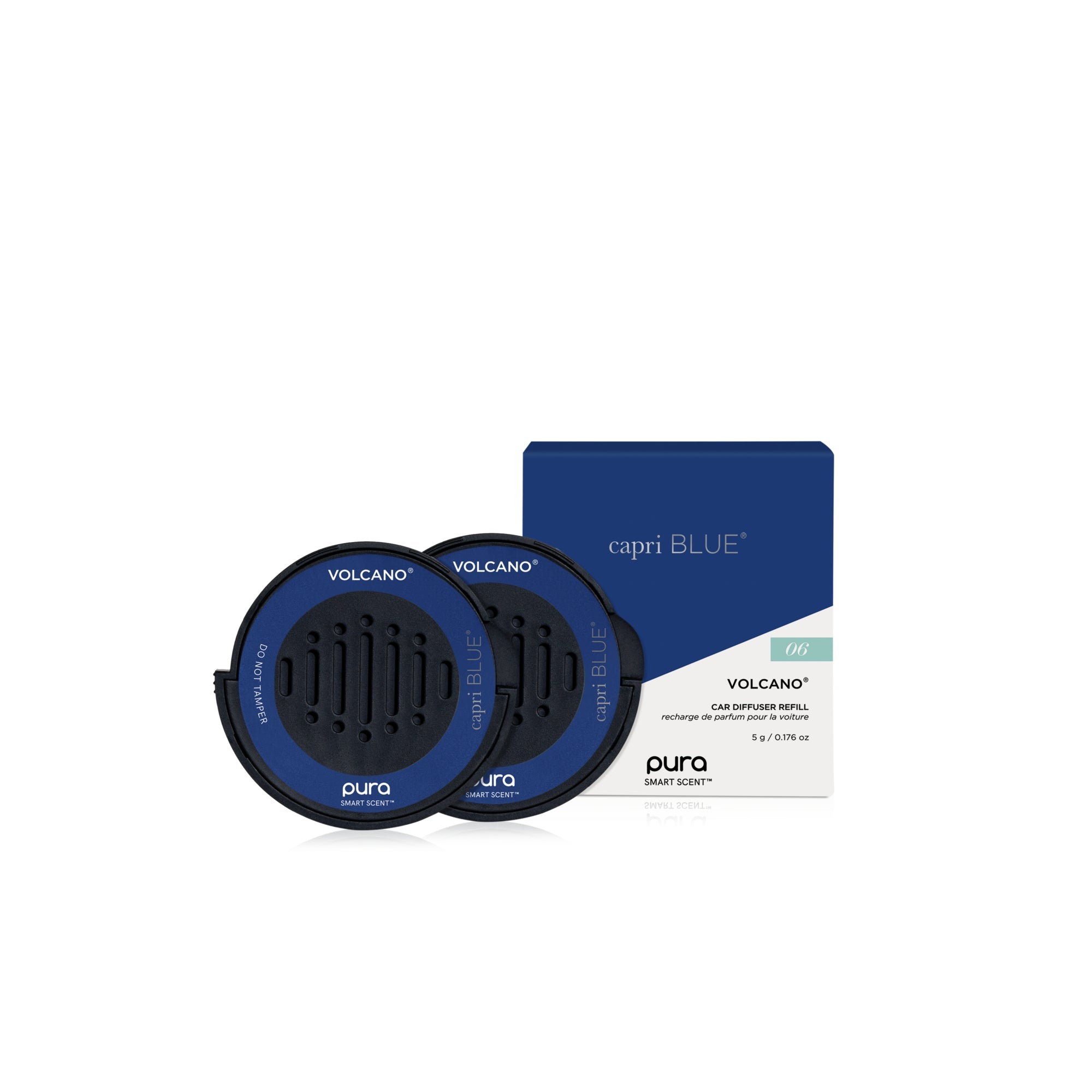 CB + PURA Car Pro Diffuser Refill 2-Pack Bundle, Volcano