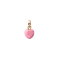 Rhondonite Heart Rose Gold Charm