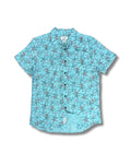 Madras Loose Weave Printed Chambray Shirt SMP - Star Fish