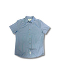 Printed Chambray Short Sleeve Shirt SMP - Air Force Blue