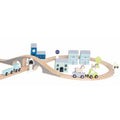 JaBaDaBaDo Blue Car Set with Track and Buildings