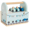 JaBaDaBaDo Wooden Toy Racing Set
