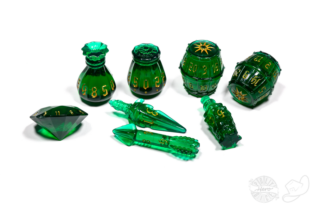 PolyHero Rogue 8 Dice Set