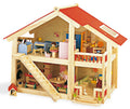 Woodlands Dolls House With Furniture