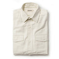 The Point Shirt in Natural Reverse Sateen