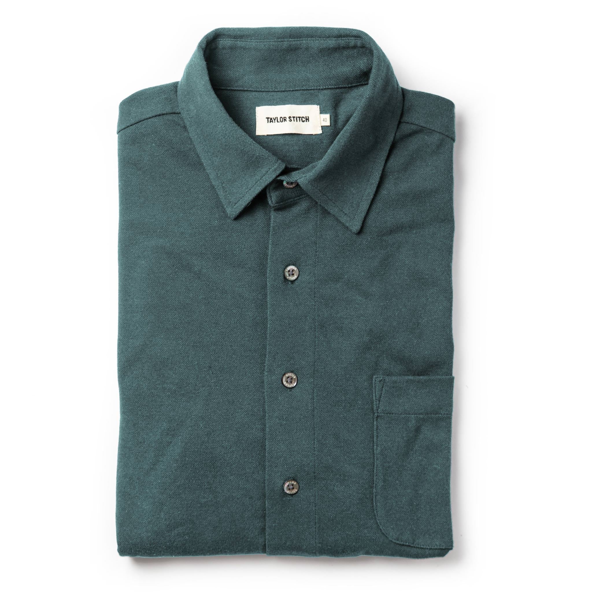 The California in Sea Green Pique