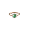 Audrey Ring Jade Rose Gold