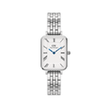 Quadro Roman Numerals 5-Link Silver
