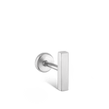 Polished Square Bar Threaded Stud Earring